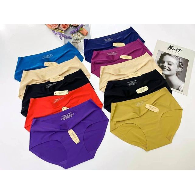 COMBO 10 Quần Su Trơn Đúc Thông Hơi Mềm Mát Quần Chíp Nữ Quần Lót