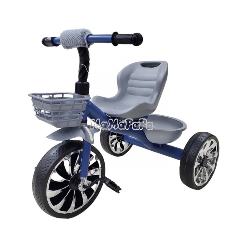 Xe đạp 3 bánh, xe đạp trẻ em, xe bàn đạp, xe có giỏ trước, giỏ sau MS618