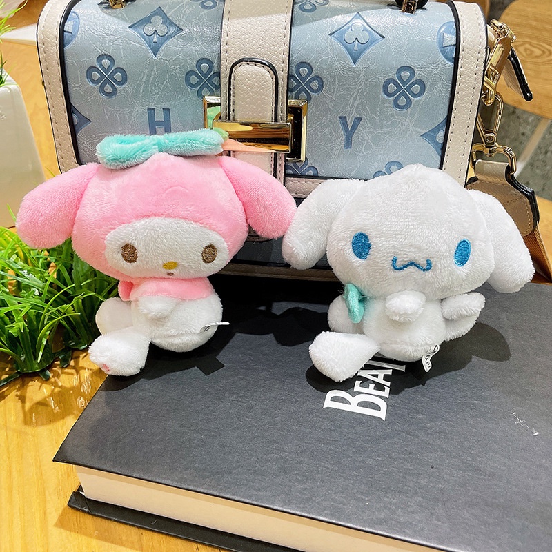 Sanrio Móc Khóa hello kitty my melody cinnamoroll Nhồi Bông Đáng Yêu