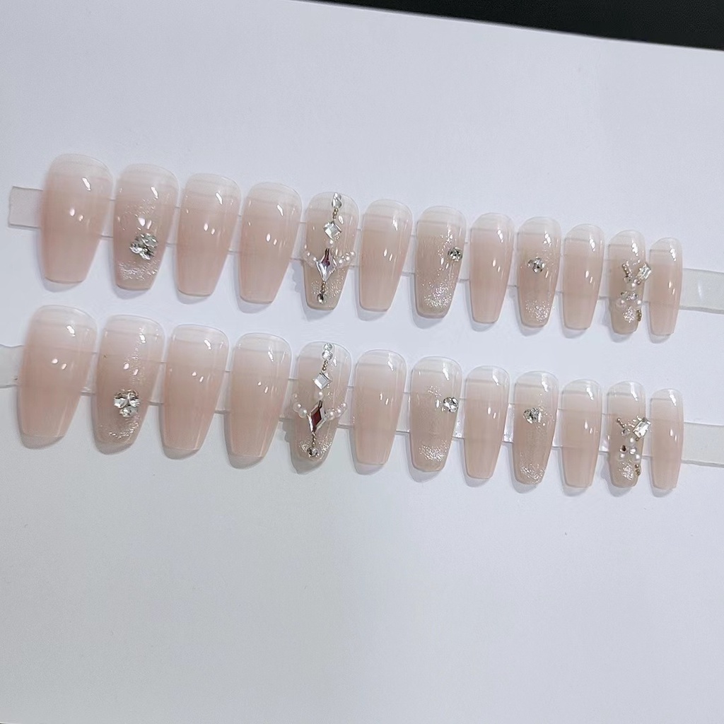 B700 Kim Cương Pha Lê Mắt Mèo Không Lộ Vết Nứt Phong Cách Làm Đẹp Cho Móng Tay