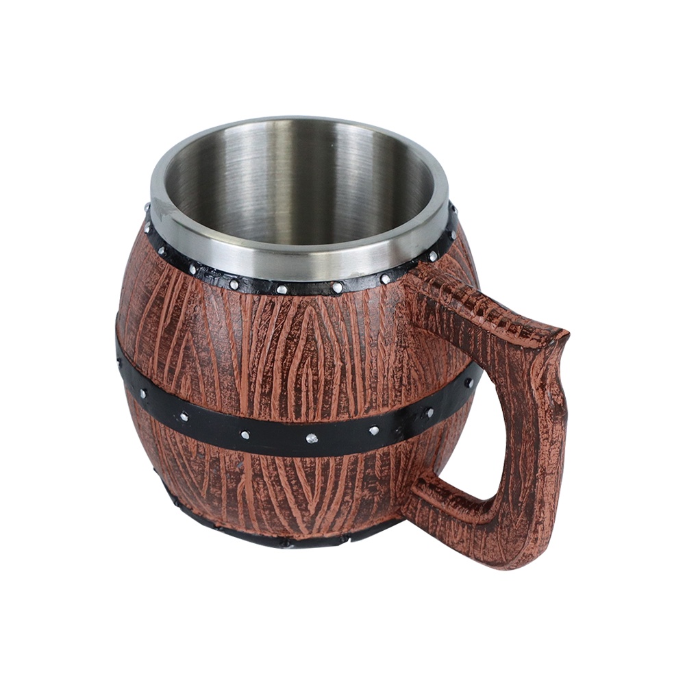 Thùng Gỗ Đựng Bia Bằng Thép Không Gỉ Sáng Tạo Kính