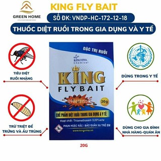 Thuốc diệt ruồi king fly bait, tiêu diệt các loại ruồi hiệu quả