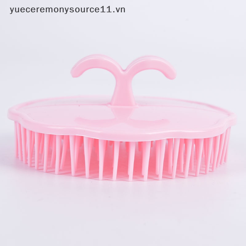 Bàn Chải Gội Đầu Lông Mềm Cán Dài Mát Xa Da Đầu Cho Người Lớn