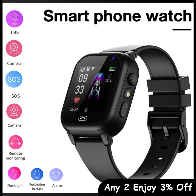 Zevaret s30 Đồng Hồ Thông Minh Có Định Vị Vị Trí Chính Xác Định Vị Trí Thời Gian Thực Trong Suốt Gọi Điện Thoại Trẻ Em
