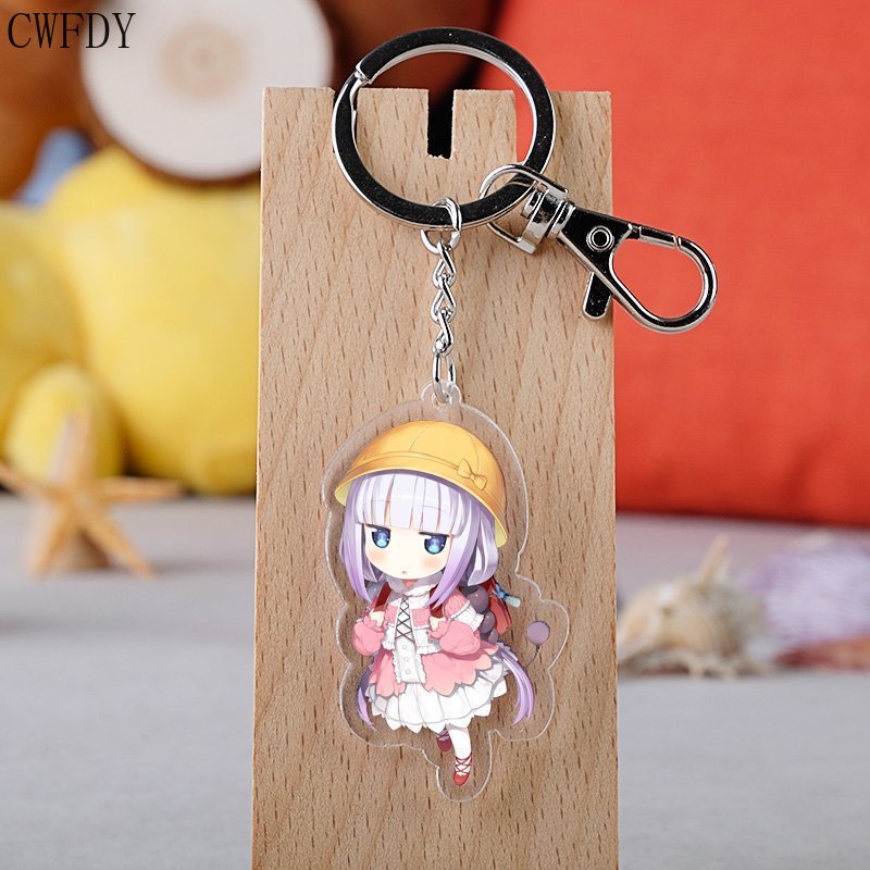 Móc khóa Arcylic Kobayashi San Chi No Maid Dragon Hầu gái rồng nhà Kobayashi chibi cute dễ thương