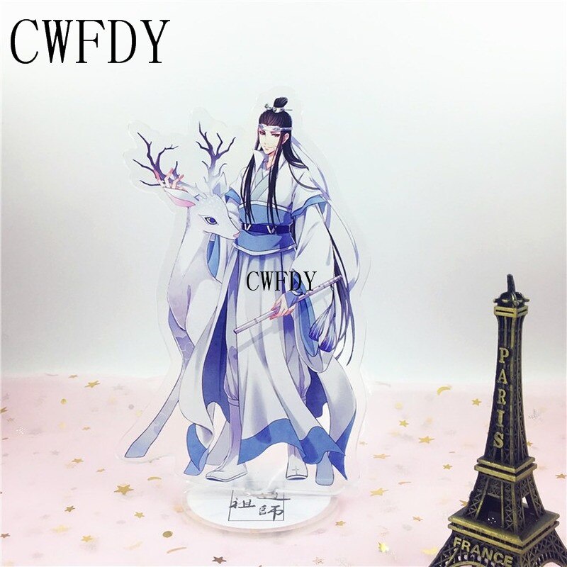 Mô hình Standee đứng Acrylic Ma Đạo Tổ Sư vẻ dong hua đam mỹ Manhua Trang trí để bàn 15cm