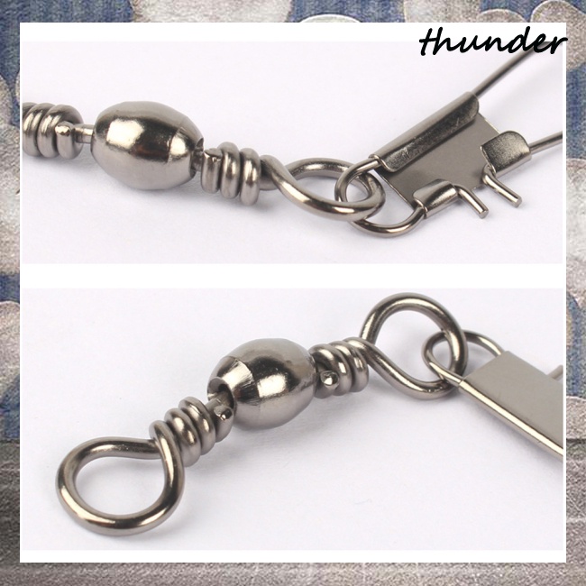 Sấm Sét Khuyên Nối Số 8 Bằng Thép Không Gỉ Cho Cần Câu Cá