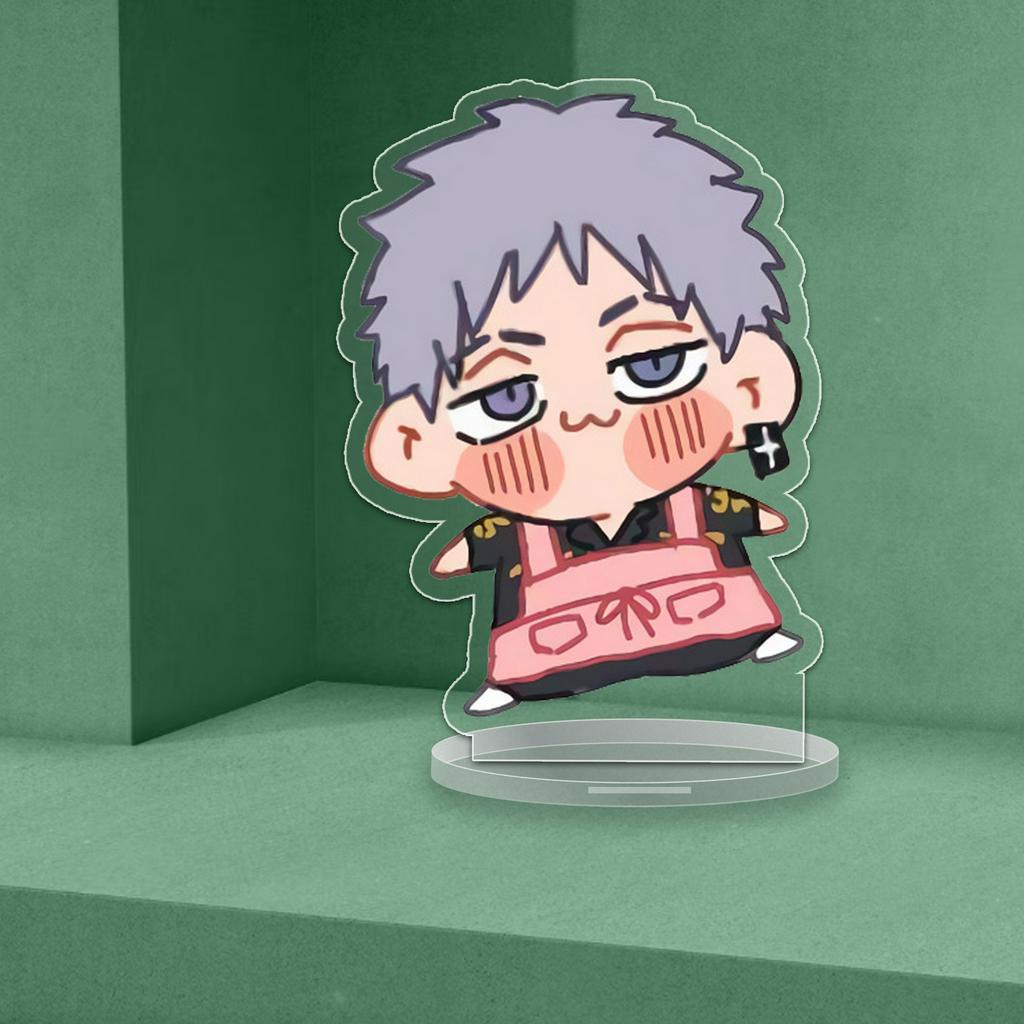 Mô Hình Standee  Lắc Lư Standee Lò Xo Tokyo Revengers Chibi Takemichi Mikey Draken Chất Liệu Acrylic Decor Bàn Học Tra