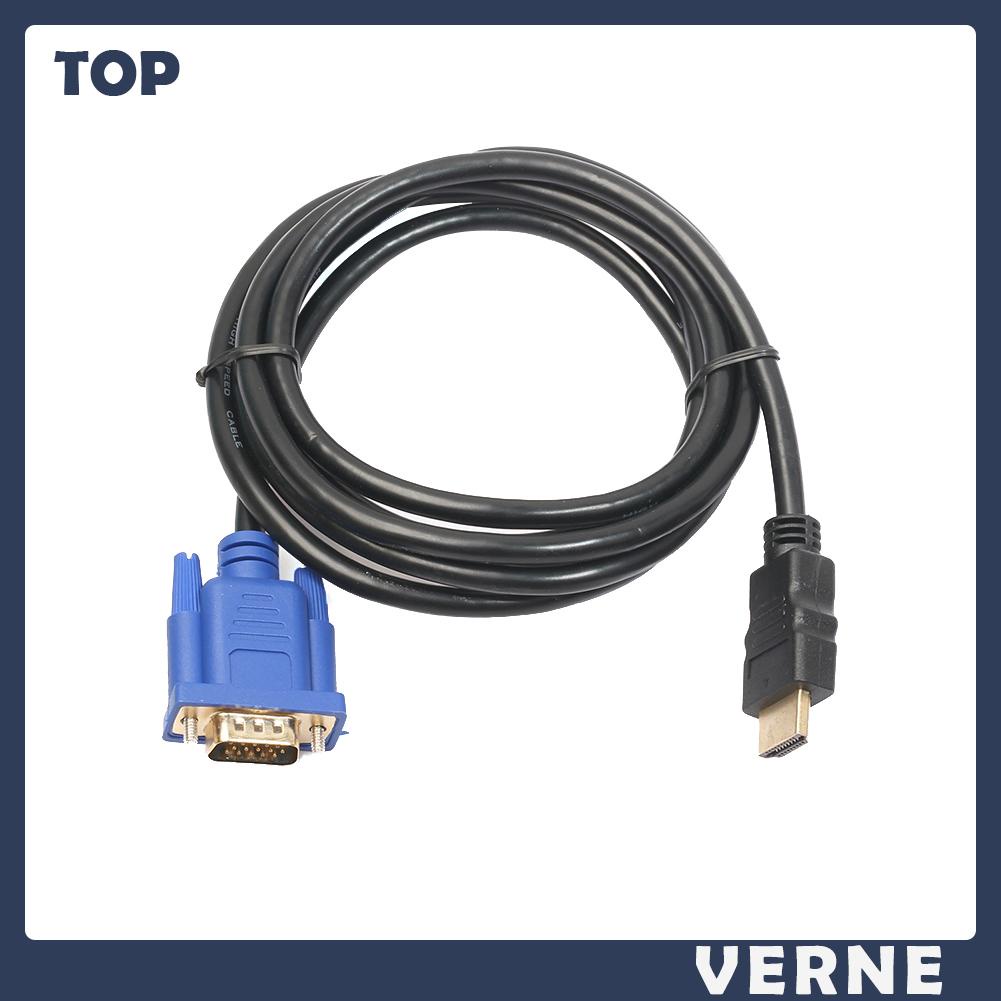 Dây Cáp Chuyển Đổi hdmi Sang vga hd 15pin 1080p 6ft
