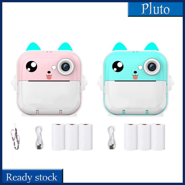 Mới Máy Ảnh Kích Thước q5 Màn Hình 2 inch Có Dây Buộc Bằng Giấy In Hình Đồ Chơi Làm Quà Tặng Cho Bé 3-12 Tuổi