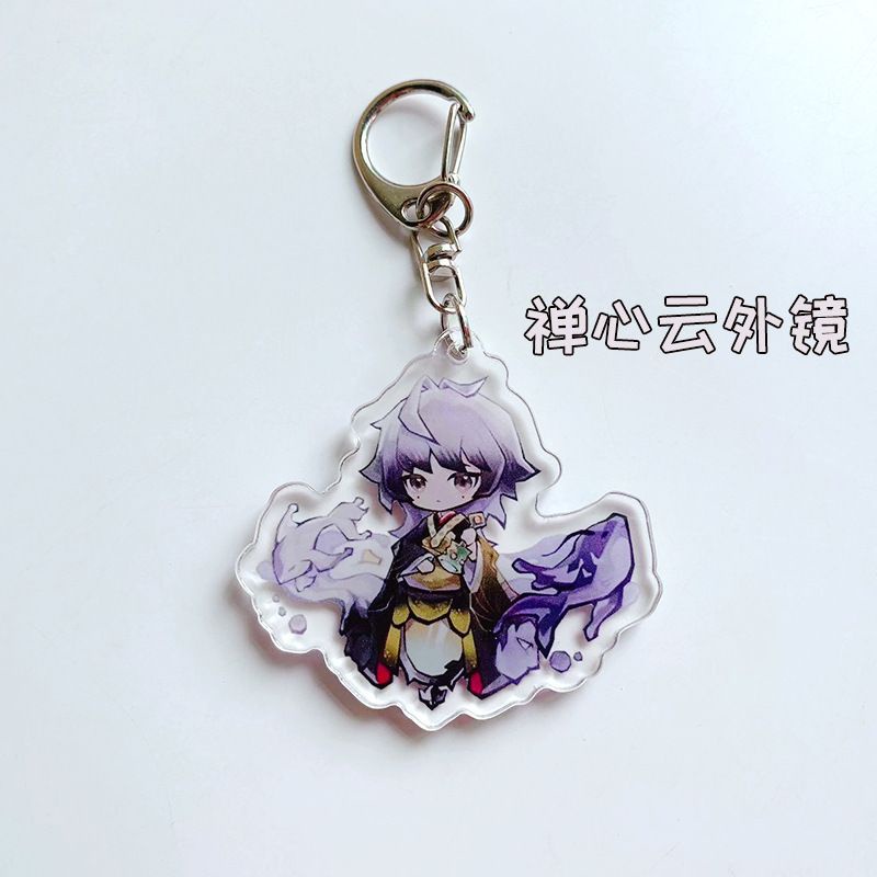 Móc khoá Onmyoji Anime Keychain Women Ootengu Shutendouji Ibaraki Douji Acrylicphụ kiện trang trí dễ thương