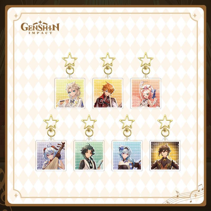 Bộ hạng mục Genshin Impact 2023 Concert Symphonic Dream Standee Keychain Brooch Badge Set CMP0
