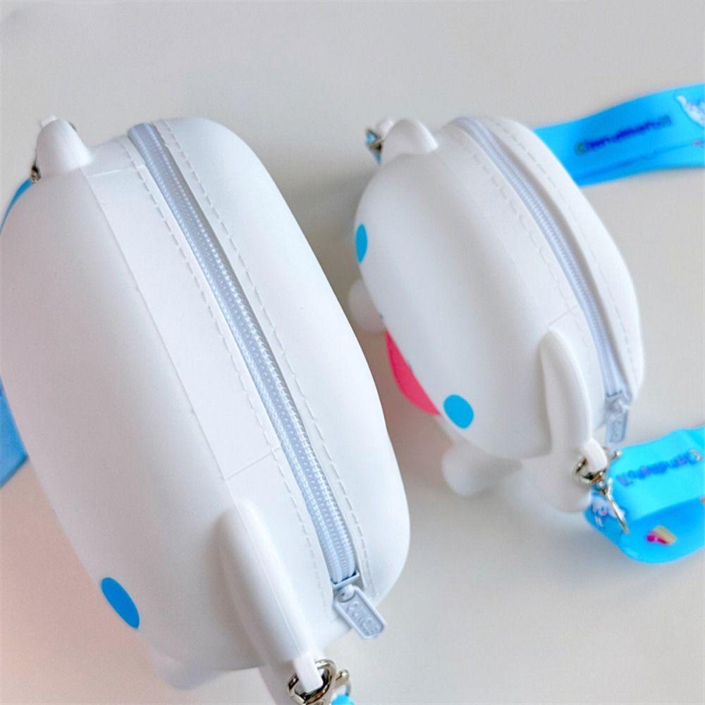 Shanhai cinnamoroll Túi Đeo Chéo Vai Bằng Silicon Chống Thấm Nước Có Thể Điều Chỉnh Họa Tiết Hoạt Hình