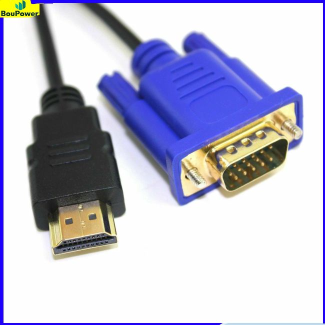 Boupower Dây Cáp Chuyển Đổi hdmi Sang vga 1080p Chuyên Dụng
