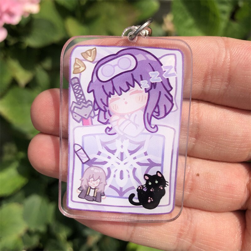 Móc khoá Honkai: Star Rail Kafka Dan Heng Bronya Rand Seele Anime Manga Nhật Bản Phụ Kiện Trang Trí Túi xách Balo
