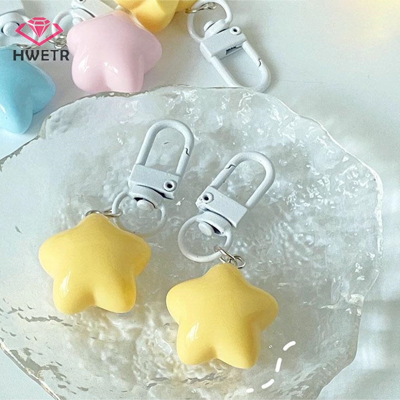 1 Móc Khóa Hình Ngôi Sao Hoạt Hình Đáng Yêu Cho Nữ