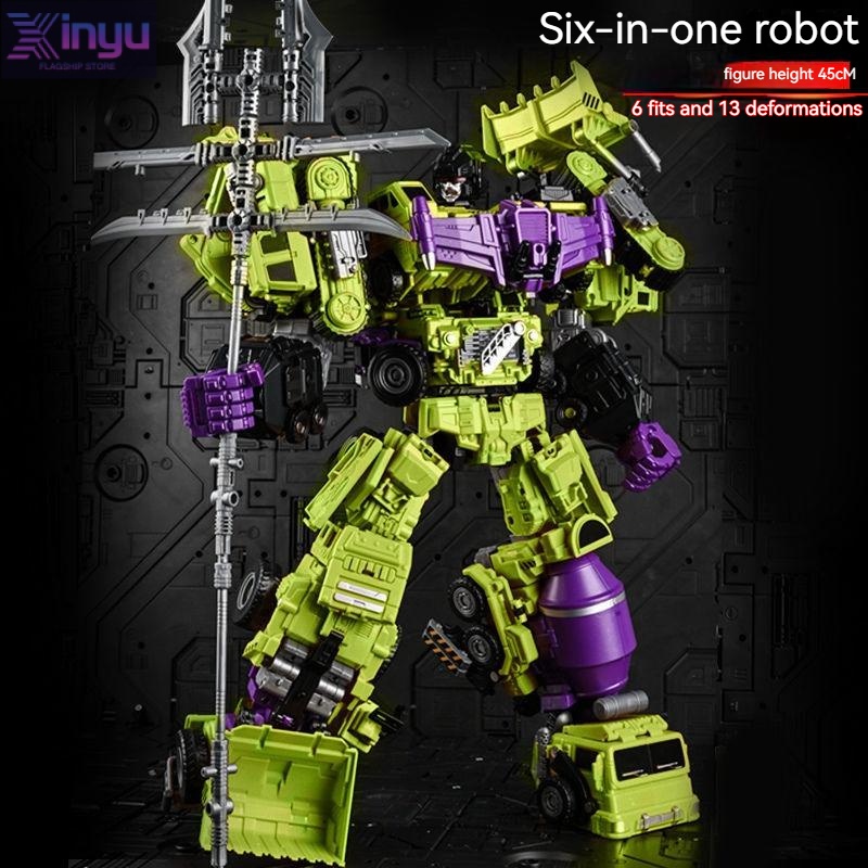 Mô Hình Đồ Chơi Xe Biến Hình Rô Bốt 6 Trong 1