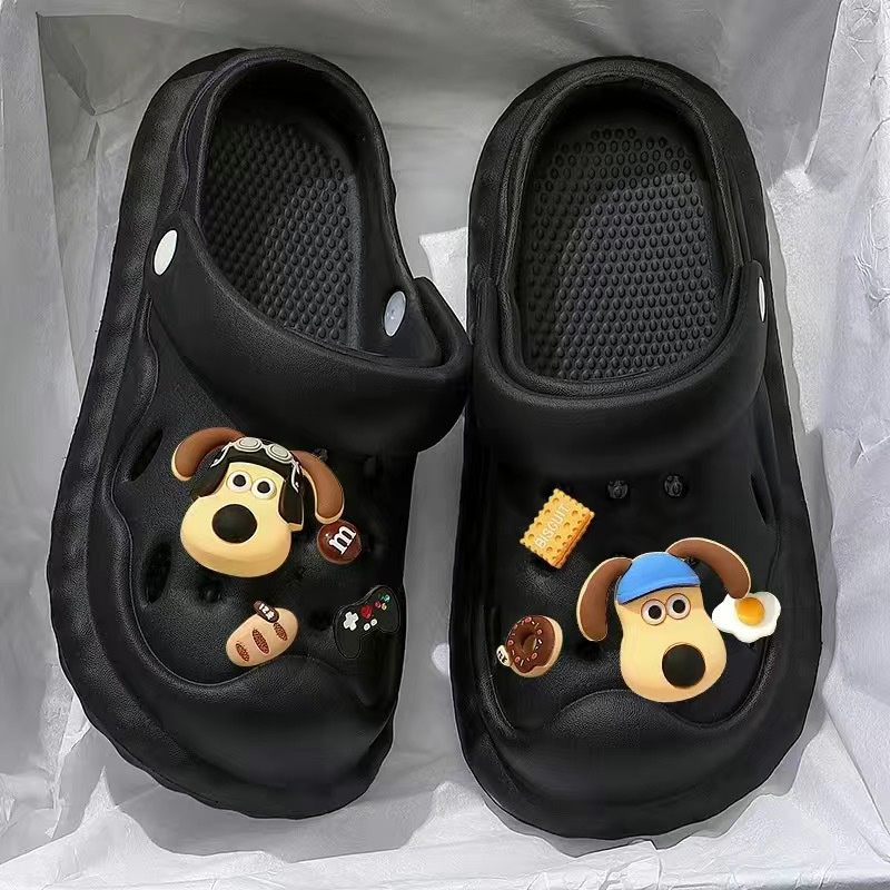 Dép crocs bánh mì thoải mái cho nữ   dép nền tảng