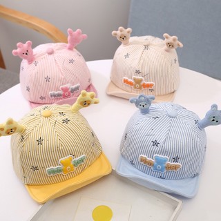 Mũ Lưỡi Trai cotton Hình Móng Vuốt Gấu Màu Tùy Chỉnh Thời Trang Xuân Thu Phong Cách Mới Cho Trẻ Em