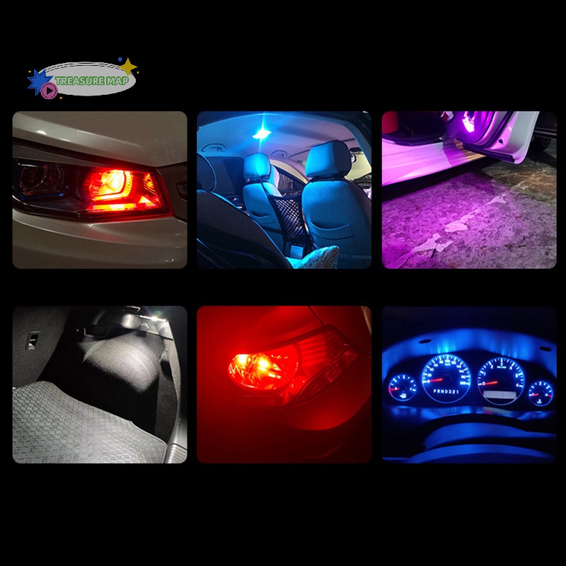 Đèn led cob w5w t10 6000k Ánh Sáng Trắng Tự Động 6000k Gắn Biển Số Xe Hơi