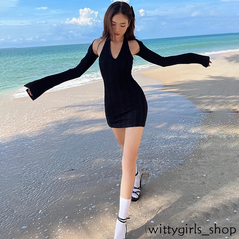 Bộ Đầm Tay Loe Dài Phối Lưới Và Nơ Quyến Rũ Thời Trang Mùa Hè Hàng Mới Dành Cho Bạn Nữ