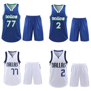 Dallas mavericks Bộ Quần Áo Bóng Rổ Số 2 kyrie irving Năng Động Thời Trang Dành Cho Nam