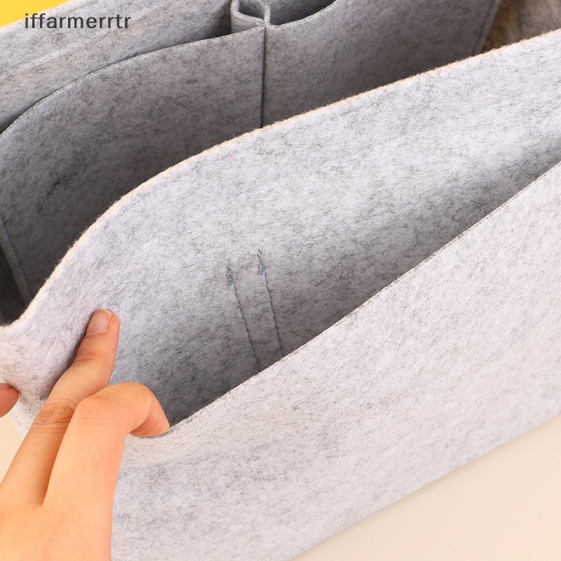 Túi Đựng Túi Xách mini Bằng Vải Nỉ Lót Bên Trong Tiện Dụng