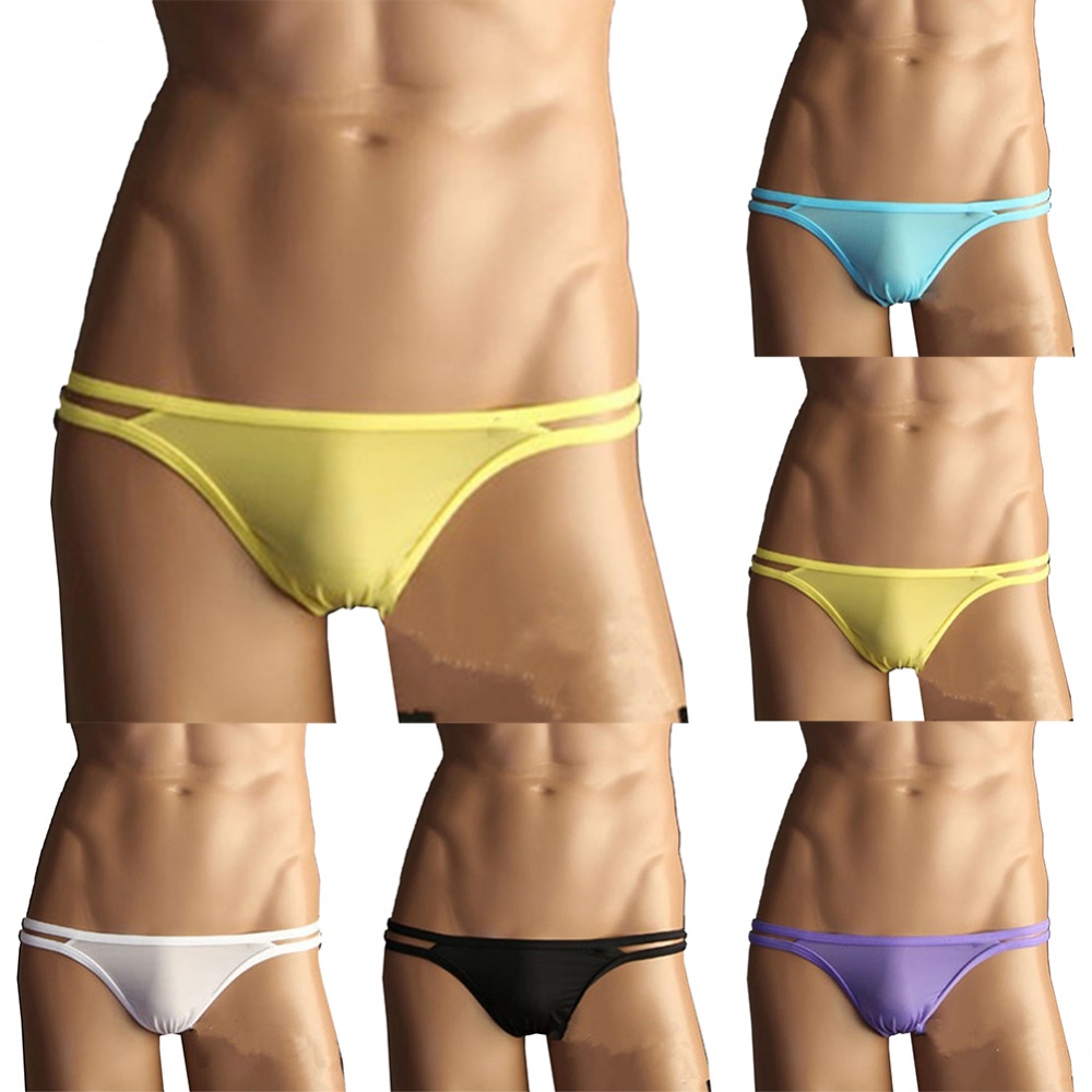 Quần Lót Nam polyamide / nylon Trơn Dây g-string Thoáng Khí