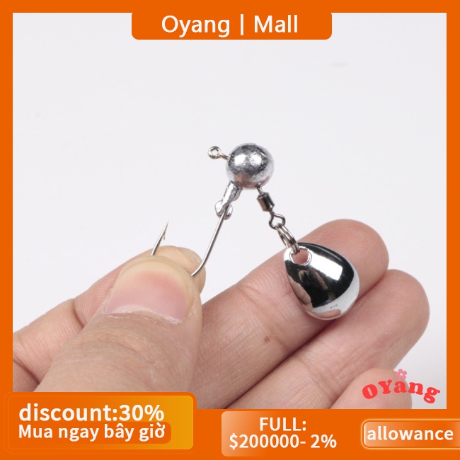 Móc Câu Cá Bằng Thép carbon 2g - 10g