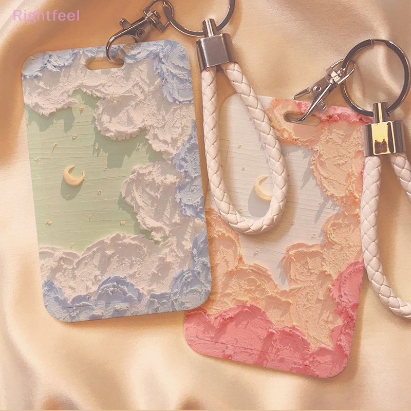 Qfeel Bao Đựng Thẻ id / Thẻ / Chìa Khóa Họa Tiết Hoạt Hình kpop Màu Hồng Dành Cho Học Sinh Mới