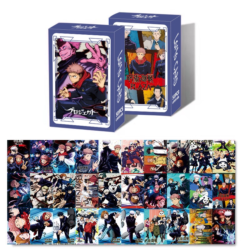 Demon Slayer Jujutsu Kaisen ONE PIECE Lomo Card Photocard 30pcs/box
