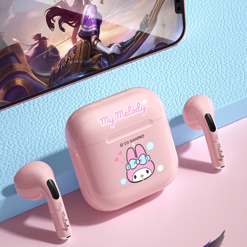 Sanrio Tai Nghe Không Dây ej-116 bluetooth 5.3 Âm Thanh Sống Động Chất Lượng Cao