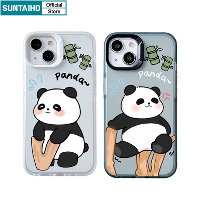 Suntaiho Ốp Điện Thoại tpu Silicon Mềm Chống Sốc In Hình Gấu Trúc Cho iphone 15 14 12 13 11 pro max ip 7 8 plus x xr xs max