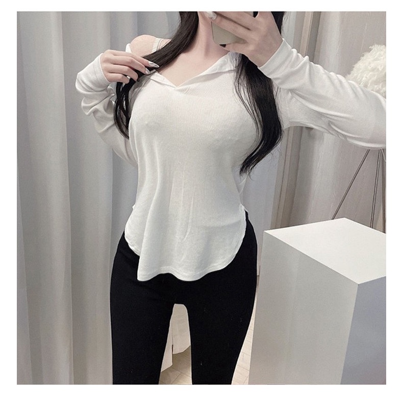 Áo Thun Nữ Tay Dài Dáng Rộng