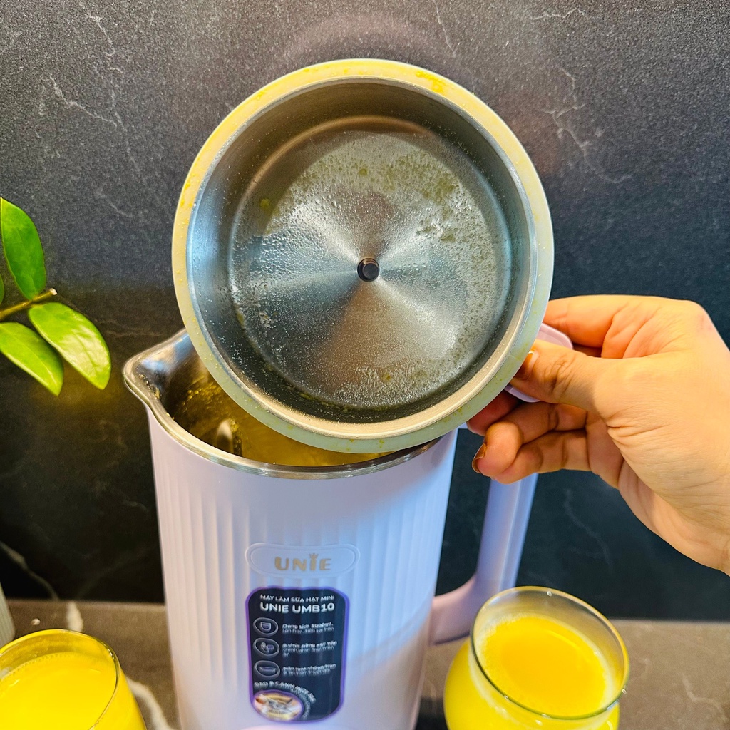 Máy làm sữa hạt Unie UMB10 Máy xay nấu sữa hạt mini công suất 800W dung tích 1000ml Bảo hành chính hãng 12 tháng