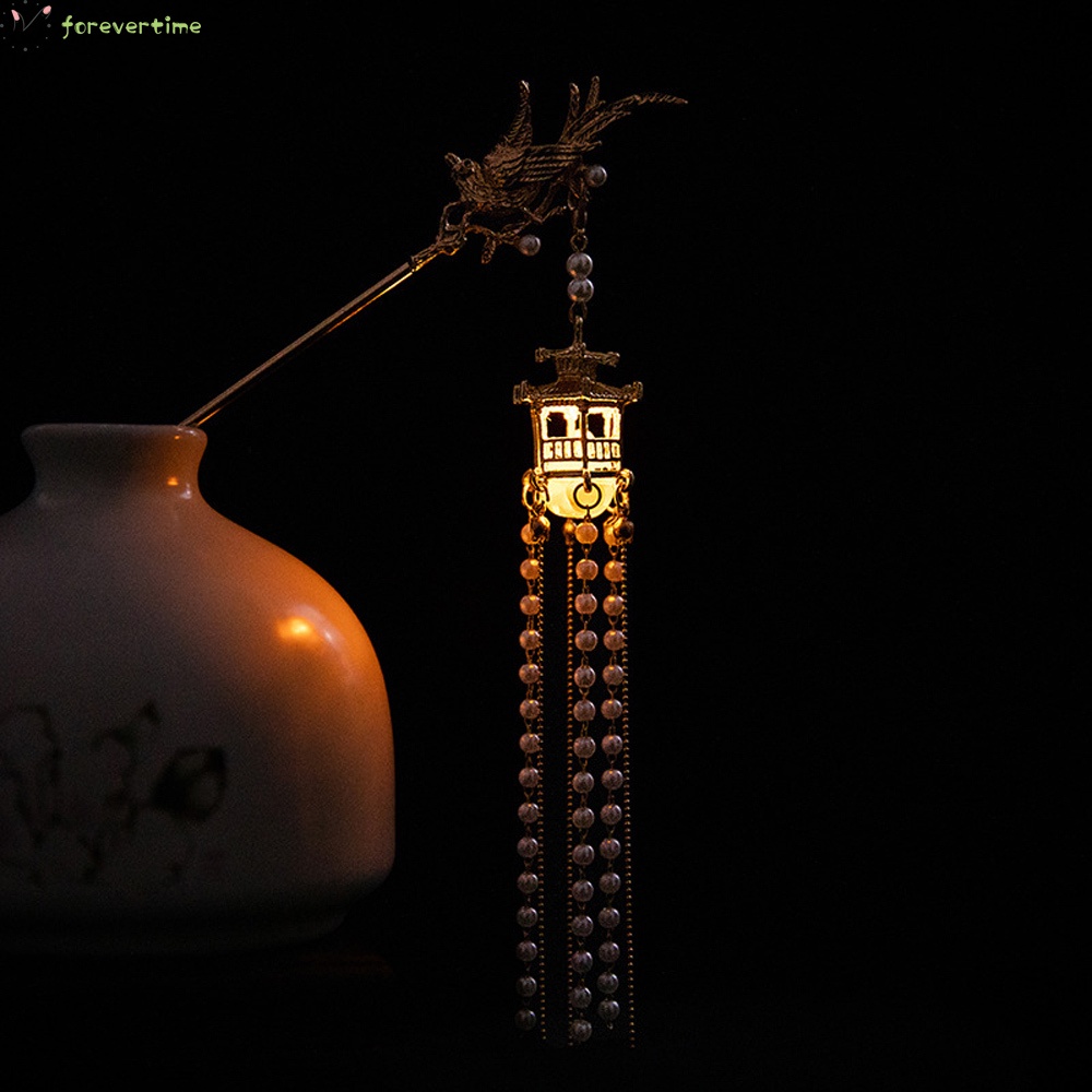 Trâm Cài Tóc Đính Tua Rua Phong Cách Trung Hoa