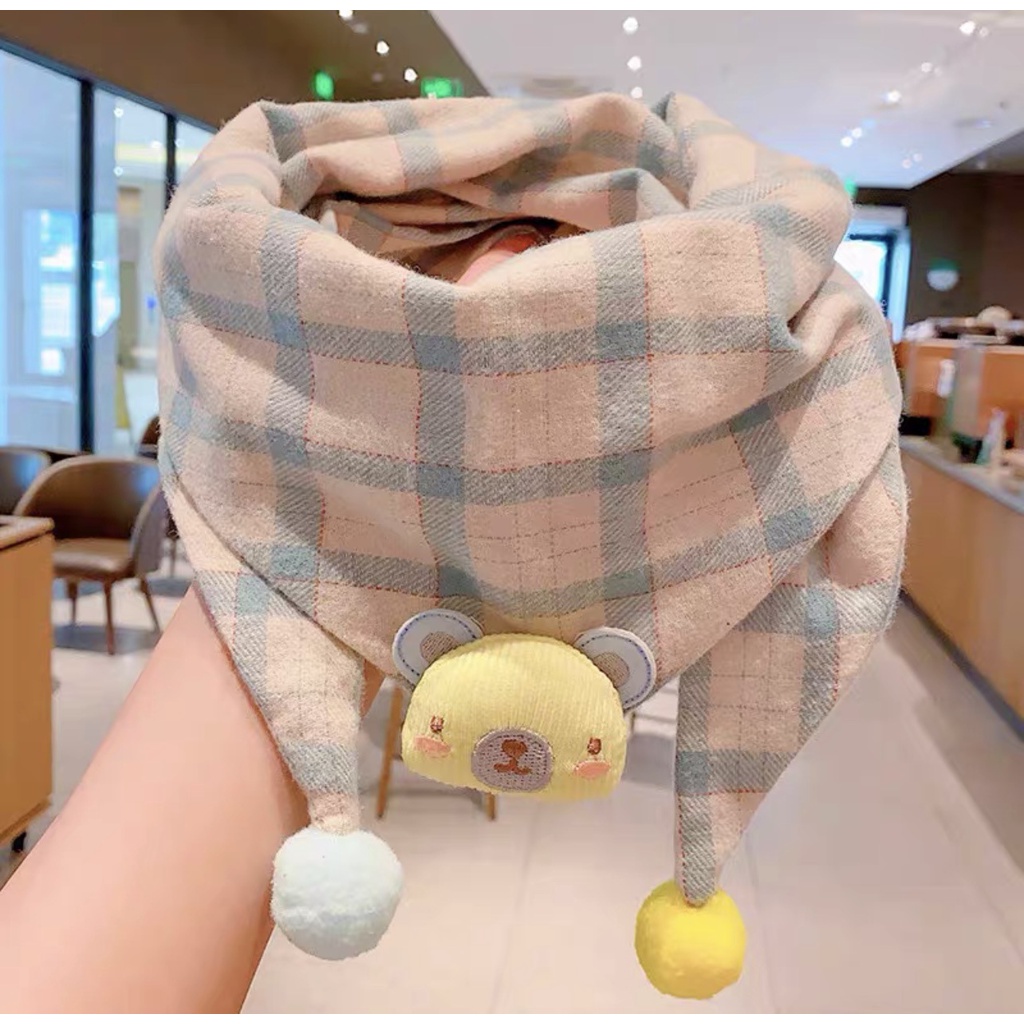 Khăn Choàng Cổ Giữ Ấm Mùa Thu Và Mùa Đông Phong Cách Mới 2023 Dành Cho Bé Trai Bé Gái