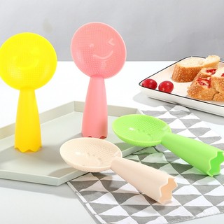 Muỗng Xới Cơm Bằng Nhựa Không Dính Hình Mặt Cười Dễ Thương