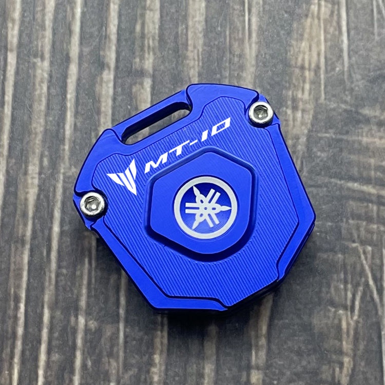 Yamaha MT-10 Motorcycle CNC Aluminum Alloy Key Cover Protective Case Key Strap