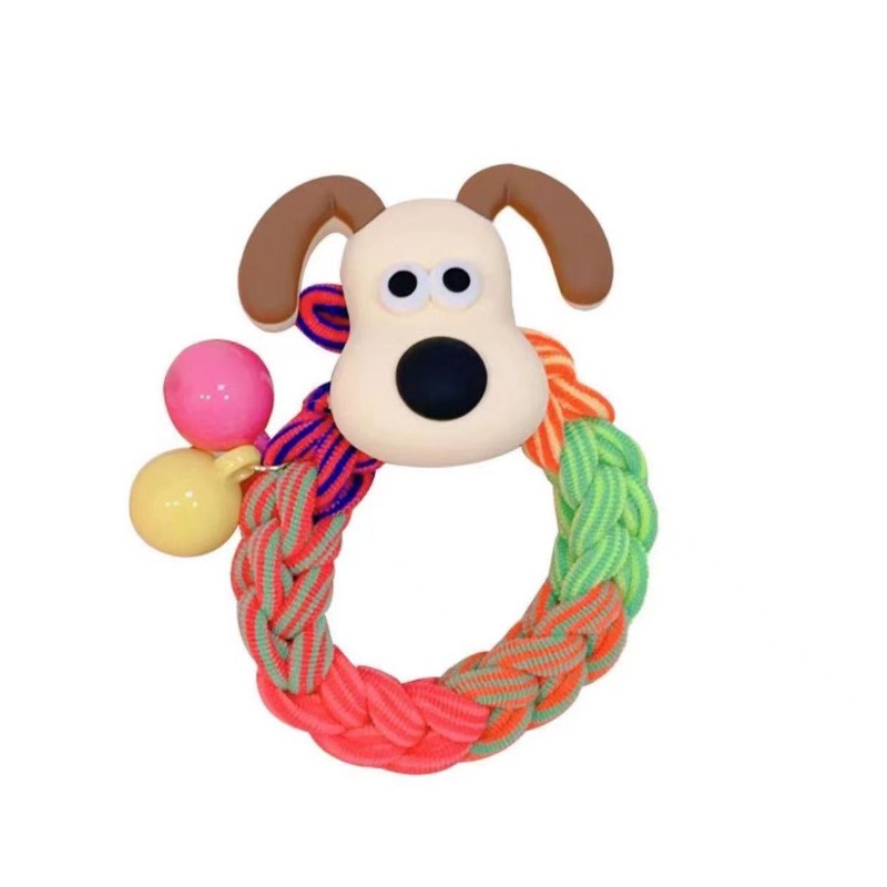 Dây Buộc Tóc Hình Gấu / Dâu Tây Hoạt Hình Phong Cách Hàn Quốc Dễ Thương Cho Bé Gái