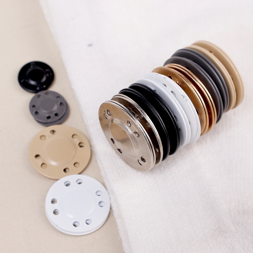 1 Bộ Nút Khóa Nam Châm Vô Hình 12.5 / 21 / 25mm Tự Làm Thủ Công diy Đa Ứng Dụng