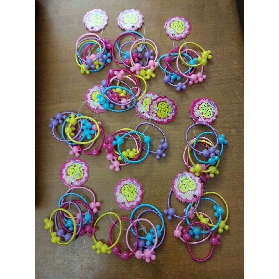 PVN60948 Túi 50 Dây Buộc Tóc Xinh Xắn, Dễ Thương Cho Bé Gái T2