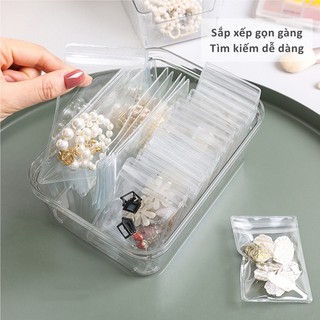  Set 20 Túi Zip Trong Suốt Bảo Quản Trang Sức Chống Rỉ Sét 