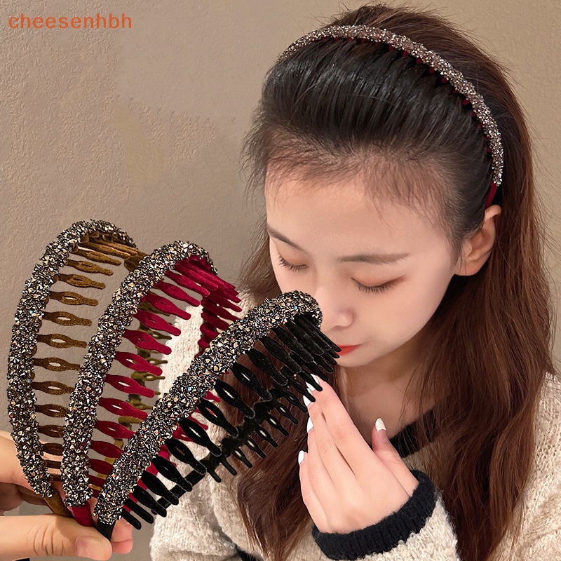 Cài Tóc cheehbh Đính Đá acrylic Màu Trơn Chống Trượt Thời Trang Cho Nữ vn