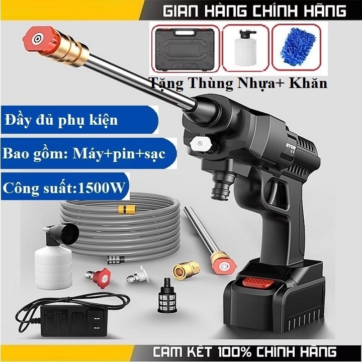 Máy Bơm Rửa Xe Mini Dùng Pin 48v | BigBuy360 - bigbuy360.vn