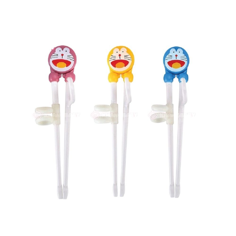 Đũa tập ăn cho bé hình Doraemon , Đũa cho bé tập gắp chất liệu nhựa cao cấp an toàn cho bé GDK1042