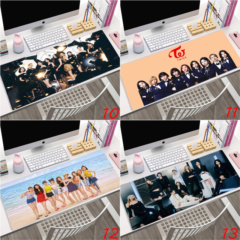 Tấm Lót Chuột Và Bàn Phím Chơi Game Chống Trượt In Hình kpop twice Teneon ,jeongyeon ,jihyo ,dahyun, momo, sana,mina,tzuyu