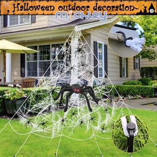 Michley Mạng Nhện Giả Bằng Lụa cotton Trang Trí halloween