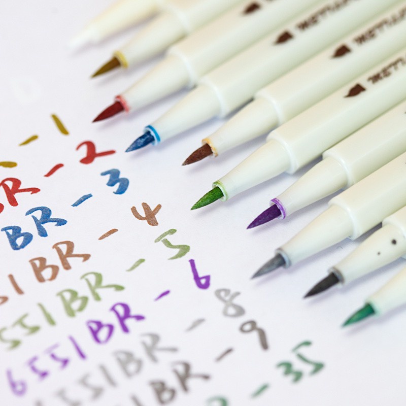 Bút Viết Thư Pháp Metalle Brush Pen Nhà Cam