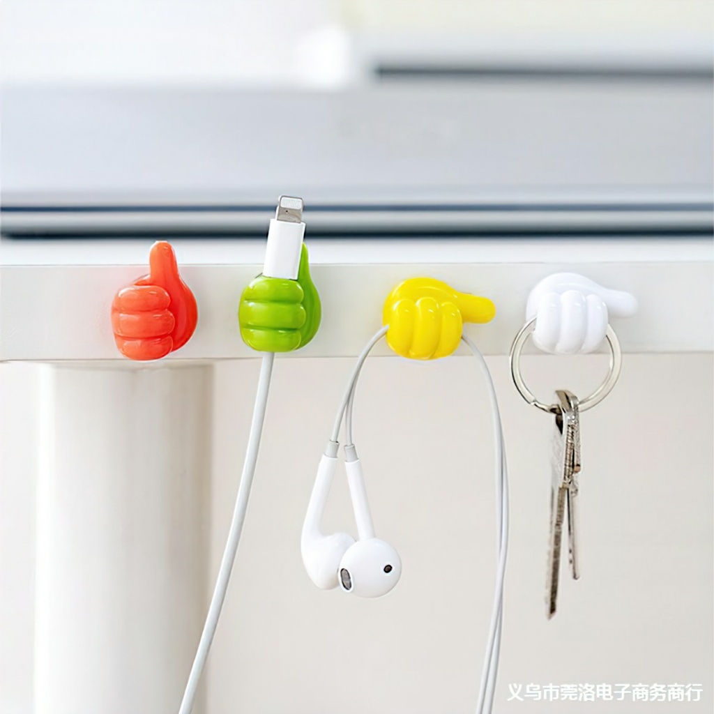 Miếng Dán Tường Hình Bàn Tay Tiện Lợi Dễ Thương Cố Định Dây Sạc Đa Năng - Giao màu ngẫu nhiên - L.H Store